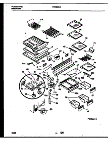 06 - Shelves And Supports parts for Frigidaire Refrigerator FRT26XHAD0 from AppliancePartsPros.com