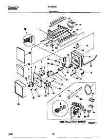06 - Ice Maker parts for Frigidaire Refrigerator FRT26XGCW3 from AppliancePartsPros.com