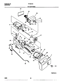 08 - Ice Container parts for Frigidaire Refrigerator FRT26XGCW3 from AppliancePartsPros.com