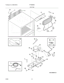 09 - System parts for Frigidaire Refrigerator FRT8B6EB0 from AppliancePartsPros.com