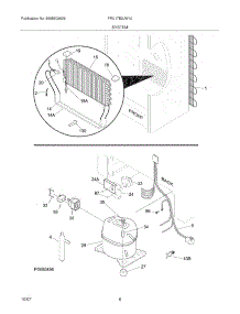 07 - System parts for Frigidaire Refrigerator FRU17B2JW10 from AppliancePartsPros.com