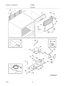 09 - System parts for Frigidaire Refrigerator FRT8B6EB8 from AppliancePartsPros.com