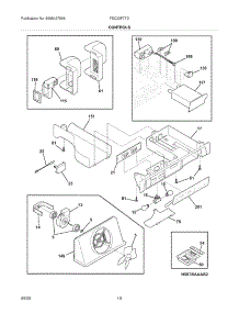 11 - Controls parts for Frigidaire Refrigerator FSC23F7TDS5 from AppliancePartsPros.com