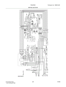 23 - Wiring Diagram parts for Frigidaire Refrigerator FSC23R5DBH from AppliancePartsPros.com