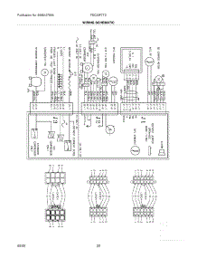 22 - Wiring Schematic parts for Frigidaire Refrigerator FSC23F7TDS5 from AppliancePartsPros.com