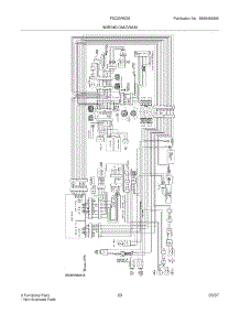 21 - Wiring Diagram parts for Frigidaire Refrigerator FSC23R5DSBB from AppliancePartsPros.com