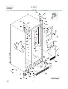 07 - Cabinet parts for Frigidaire Refrigerator GLHS264ZAW0 from AppliancePartsPros.com