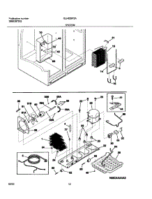 13 - System parts for Frigidaire Refrigerator GLHS267ZAB5 from AppliancePartsPros.com