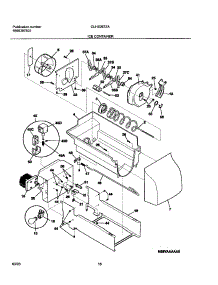 17 - Ice Container parts for Frigidaire Refrigerator GLHS267ZAB5 from AppliancePartsPros.com