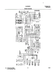 21 - Wiring Diagram parts for Frigidaire Refrigerator GLHS264ZAW0 from AppliancePartsPros.com