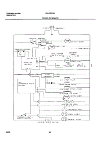 20 - Wiring Schematic parts for Frigidaire Refrigerator GLHS267ZAB5 from AppliancePartsPros.com
