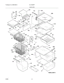 09 - Shelves parts for Frigidaire Refrigerator GLHS269FPW1 from AppliancePartsPros.com