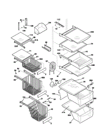 09 - Shelves parts for Frigidaire Refrigerator GLHS267ZAQ0 from AppliancePartsPros.com