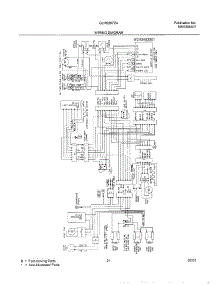 21 - Wiring Diagram parts for Frigidaire Refrigerator GLHS267ZAQ0 from AppliancePartsPros.com