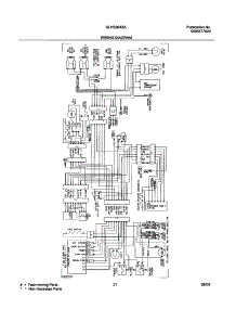 21 - Wiring Diagram parts for Frigidaire Refrigerator GLHS264ZAQ4 from AppliancePartsPros.com