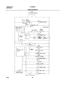20 - Wiring Schematic parts for Frigidaire Refrigerator GLHS280ZAW4 from AppliancePartsPros.com