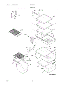 09 - Shelves parts for Frigidaire Refrigerator GLHS65EHQ4 from AppliancePartsPros.com