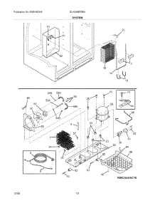 13 - System parts for Frigidaire Refrigerator GLHS66EFSB4 from AppliancePartsPros.com