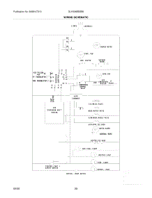 20 - Wiring Schematic parts for Frigidaire Refrigerator GLHS66EESB9 from AppliancePartsPros.com