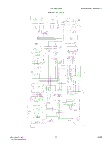 23 - Wiring Diagram parts for Frigidaire Refrigerator GLHS66EFSB6 from AppliancePartsPros.com