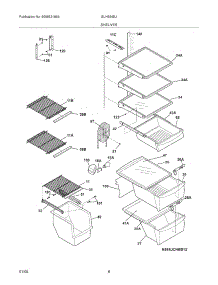 09 - Shelves parts for Frigidaire Refrigerator GLHS66EJSB1 from AppliancePartsPros.com