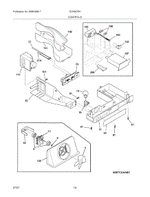 11 - Controls parts for Frigidaire Refrigerator GLHS67EHQ2 from AppliancePartsPros.com