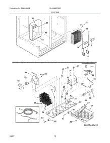 13 - System parts for Frigidaire Refrigerator GLHS66EFSB5 from AppliancePartsPros.com