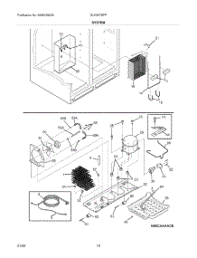13 - System parts for Frigidaire Refrigerator GLHS67EFPW0 from AppliancePartsPros.com