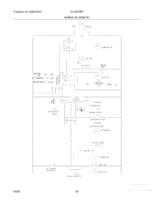 22 - Wiring Schematic parts for Frigidaire Refrigerator GLHS67EEPB0 from AppliancePartsPros.com