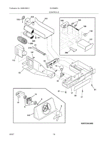 11 - Controls parts for Frigidaire Refrigerator GLHS69EHW3 from AppliancePartsPros.com