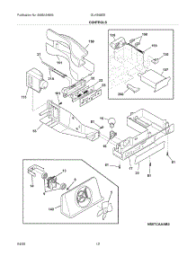 11 - Controls parts for Frigidaire Refrigerator GLHS69EEPW1 from AppliancePartsPros.com