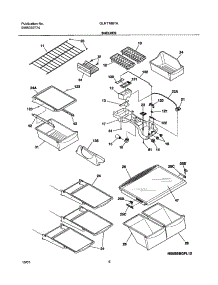 07 - Shelves parts for Frigidaire Refrigerator GLHT186TAQ2 from AppliancePartsPros.com