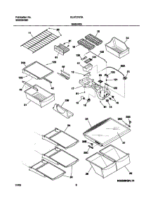 07 - Shelves parts for Frigidaire Refrigerator GLHT216TAQ1 from AppliancePartsPros.com