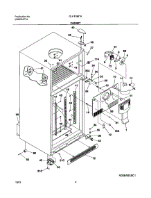 05 - Cabinet parts for Frigidaire Refrigerator GLHT186TAQ0 from AppliancePartsPros.com