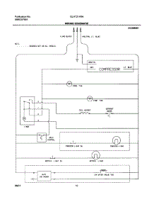 10 - Wiring Schematic parts for Frigidaire Refrigerator GLHT214RAQ0 from AppliancePartsPros.com