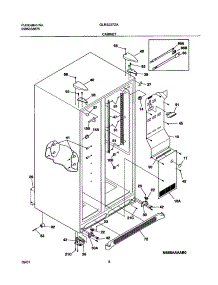 07 - Cabinet parts for Frigidaire Refrigerator GLRS237ZAB2 from AppliancePartsPros.com