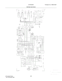 21 - Wiring Diagram parts for Frigidaire Refrigerator GLRS233ZDW1 from AppliancePartsPros.com
