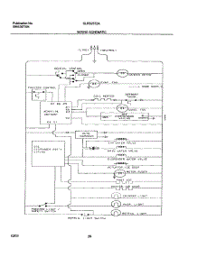 20 - Wiring Schematic parts for Frigidaire Refrigerator GLRS237ZAB7 from AppliancePartsPros.com