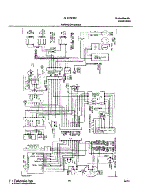 21 - Wiring Diagram parts for Frigidaire Refrigerator GLRS267ZCQ0 from AppliancePartsPros.com