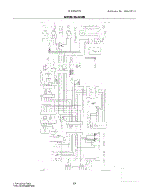 23 - Wiring Diagram parts for Frigidaire Refrigerator GLRS267ZDQ0 from AppliancePartsPros.com
