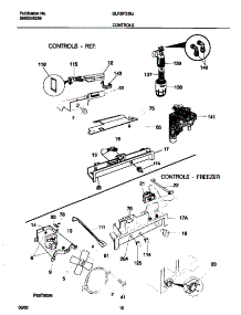 06 - Controls parts for Frigidaire Refrigerator GLRSF236JD0 from AppliancePartsPros.com