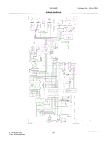 23 - Wiring Diagram parts for Frigidaire Refrigerator GLRS64ZEQ4 from AppliancePartsPros.com