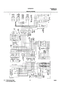 21 - Wiring Diagram parts for Frigidaire Refrigerator GLRS267ZAQ6 from AppliancePartsPros.com