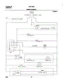 12 - Wiring Schematic parts for Frigidaire Refrigerator GLRT183SBW5 from AppliancePartsPros.com