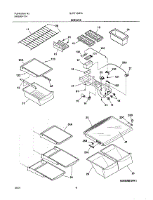 07 - Shelves parts for Frigidaire Refrigerator GLRT184RAQ0 from AppliancePartsPros.com