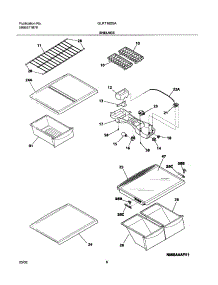 07 - Shelves parts for Frigidaire Refrigerator GLRT182SAQ3 from AppliancePartsPros.com