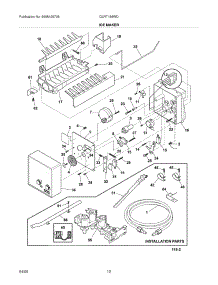 11 - Ice Maker parts for Frigidaire Refrigerator GLRT188WDB4 from AppliancePartsPros.com