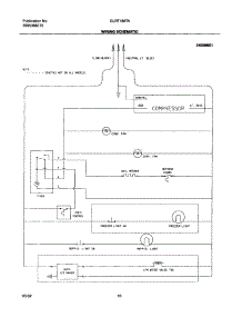 10 - Wiring Schematic parts for Frigidaire Refrigerator GLRT186TAQ2 from AppliancePartsPros.com