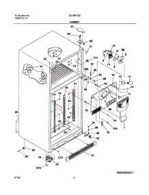 05 - Cabinet parts for Frigidaire Refrigerator GS18HTZBQ2 from AppliancePartsPros.com