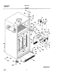 05 - Cabinet parts for Frigidaire Refrigerator GS21HTZCQ0 from AppliancePartsPros.com